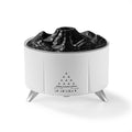 Flame Aroma Diffuser Air Humidifier Home Aromatherapy Fire Ultrasonic Essential Oil Diffuser With Bluetooth Speaker White Noise